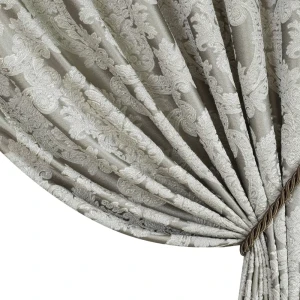 Штора на ленте Прато 160x260 см цвет коричневый