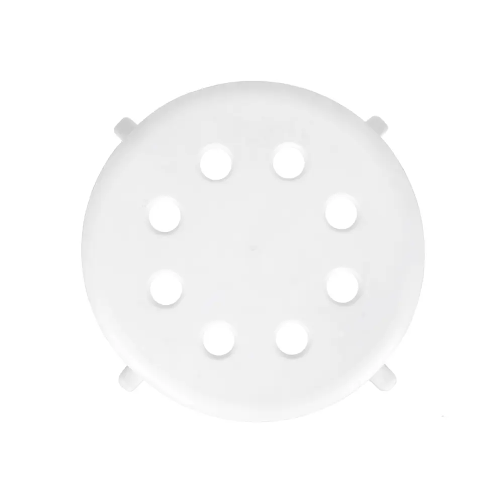 Табурет Nika ТП01 33x46x33 см ножки металл/сиденье пластик белый STLM-2124679 - Вид №3