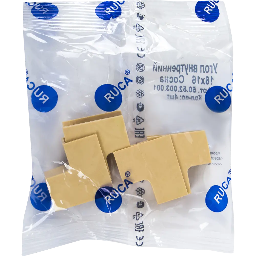 Угол внутренний для кабель-канала 16/16 мм цвет сосна 4 шт Santreyd STLM-2118742 - Вид №1