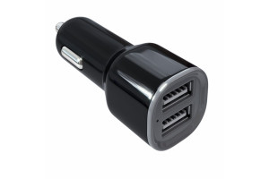 17279964 Автомобильное зарядное устройство Lite AC-1A 2 USB, 1 A, черный УТ000010345 Red Line