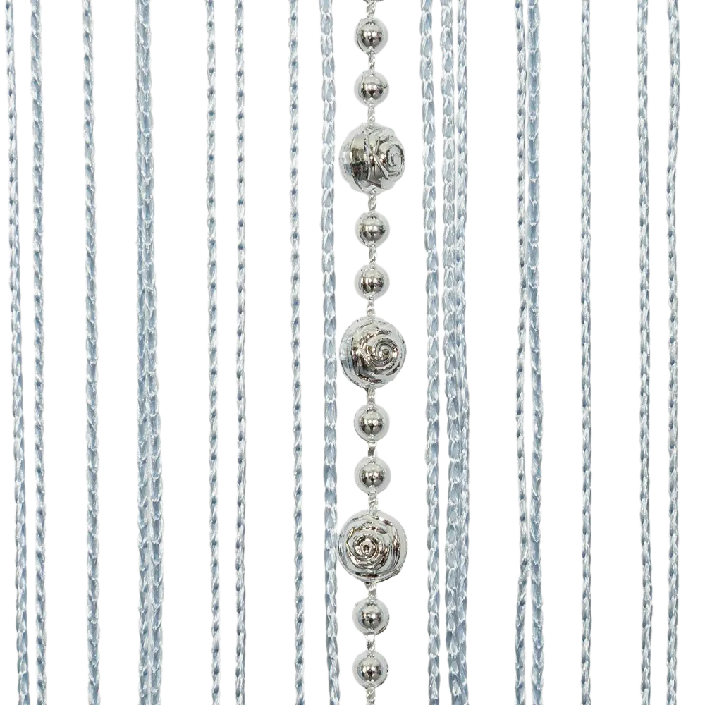 Штора нитяная Inspire «Шар», 150х280 см, цвет серебристый STLM-2199152 - Вид №2