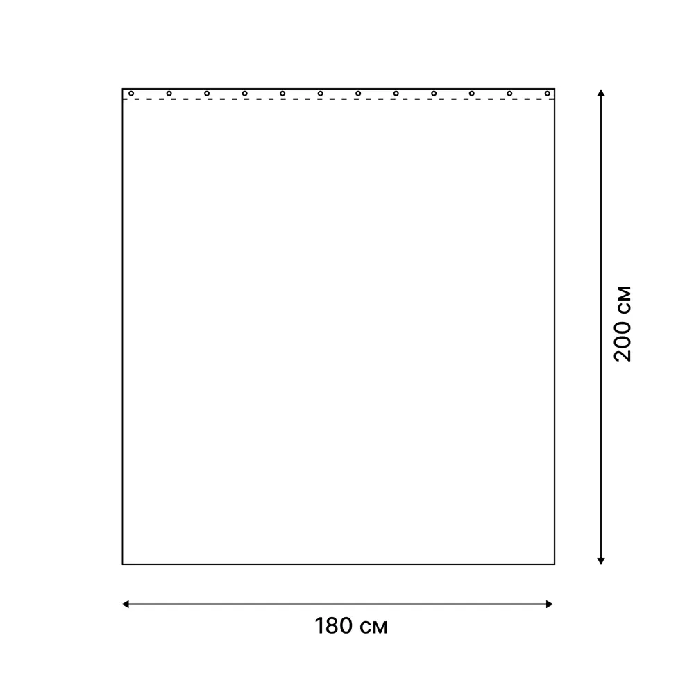 Штора для душа LEMER Arborea - водонепроницаемая защита 180×200 см 89384979 STLM-1574233 - Вид №3