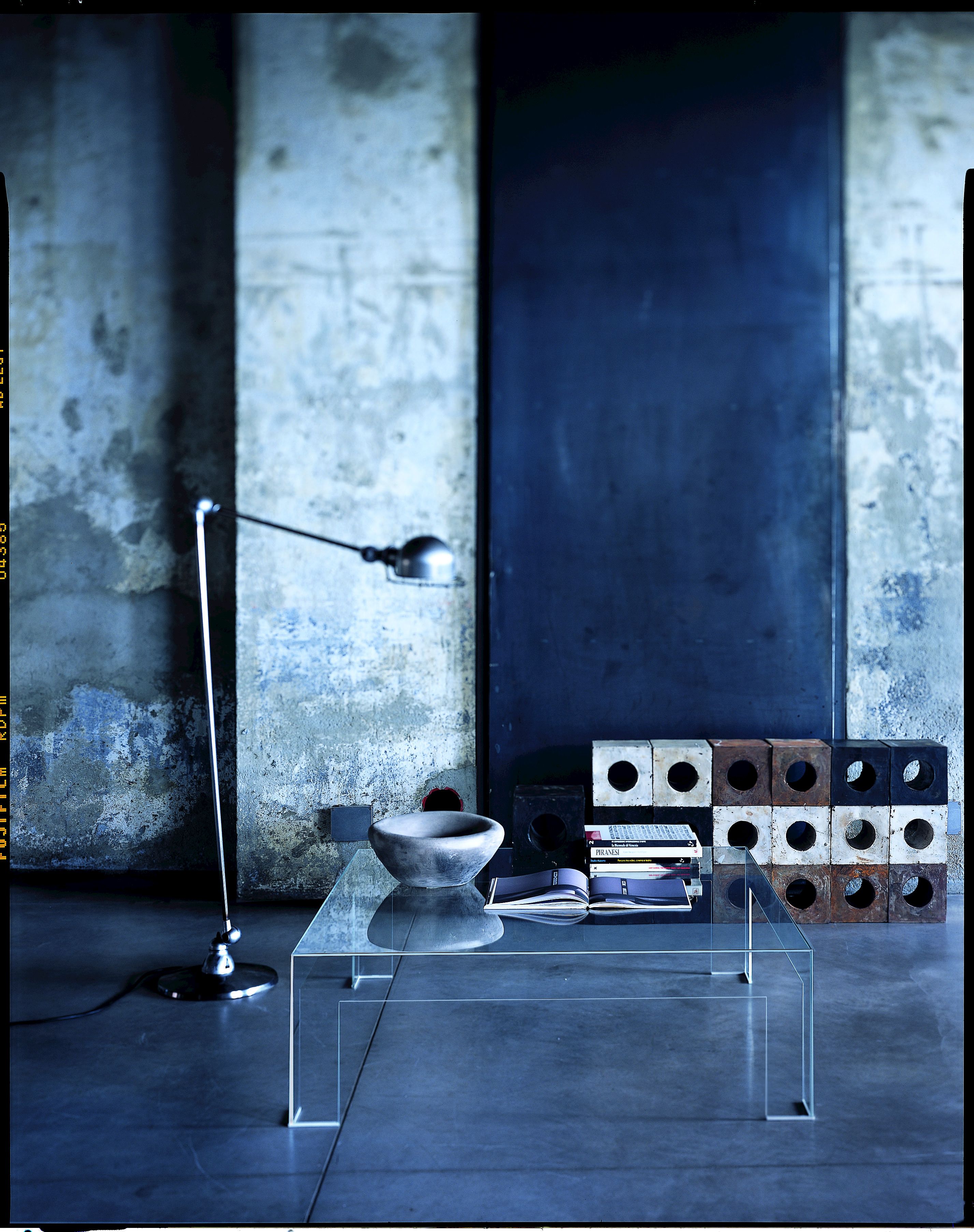 Хрустальный квадратный низкий журнальный столик Glas Italia ARCH-00107997 - Вид №2