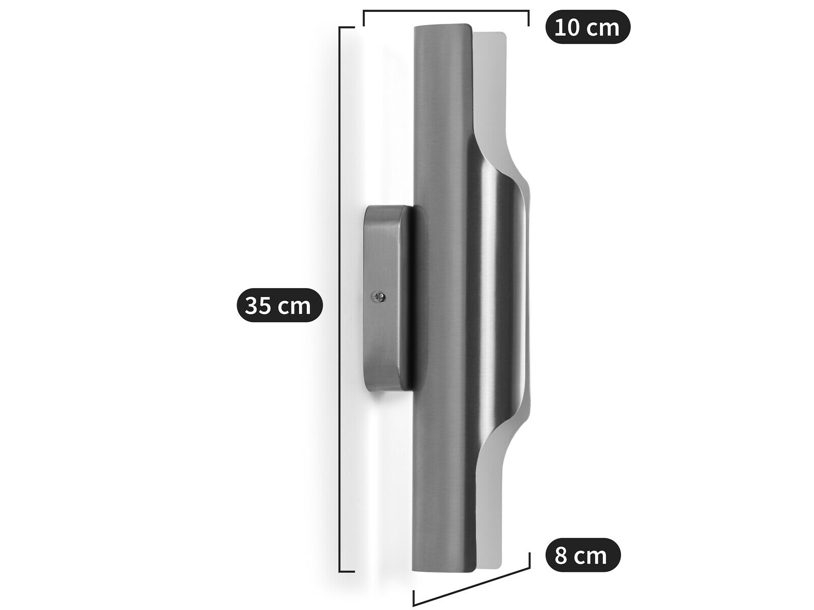 Металлический светодиодный настенный светильник AMPM Henrio ARCH-00047686 - Вид №3