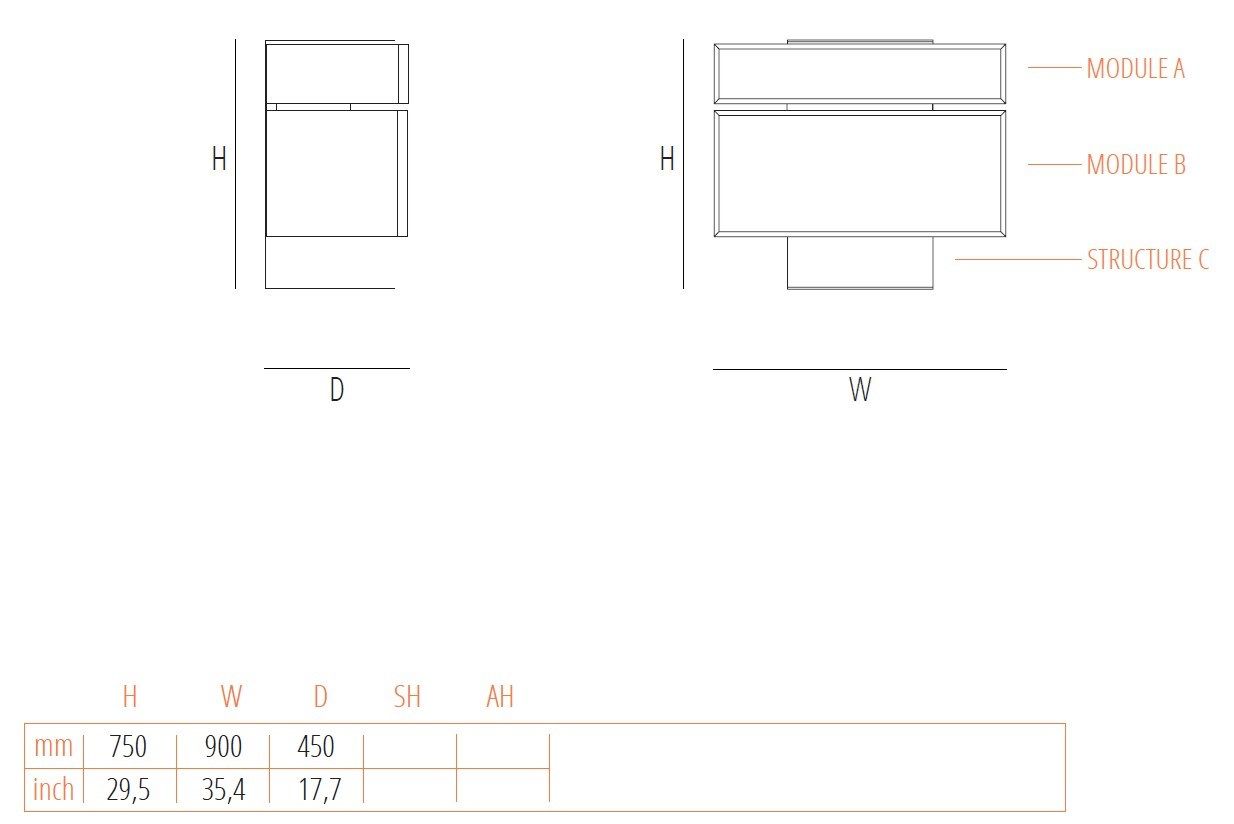 Венский деревянный и соломенный комод Wiener GTV Design NYNY ARCH-00150652 - Вид №4