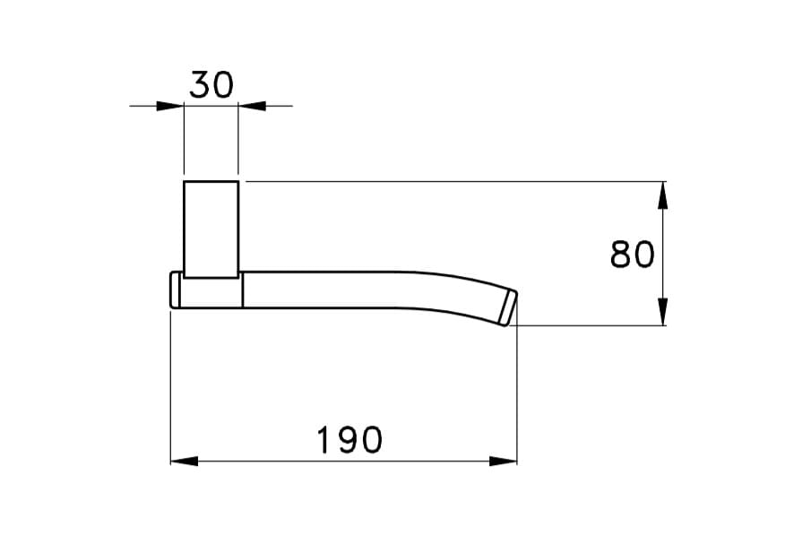 Держатель рулона RUBINETTERIE STELLA ARCH-00092852 - Вид №2