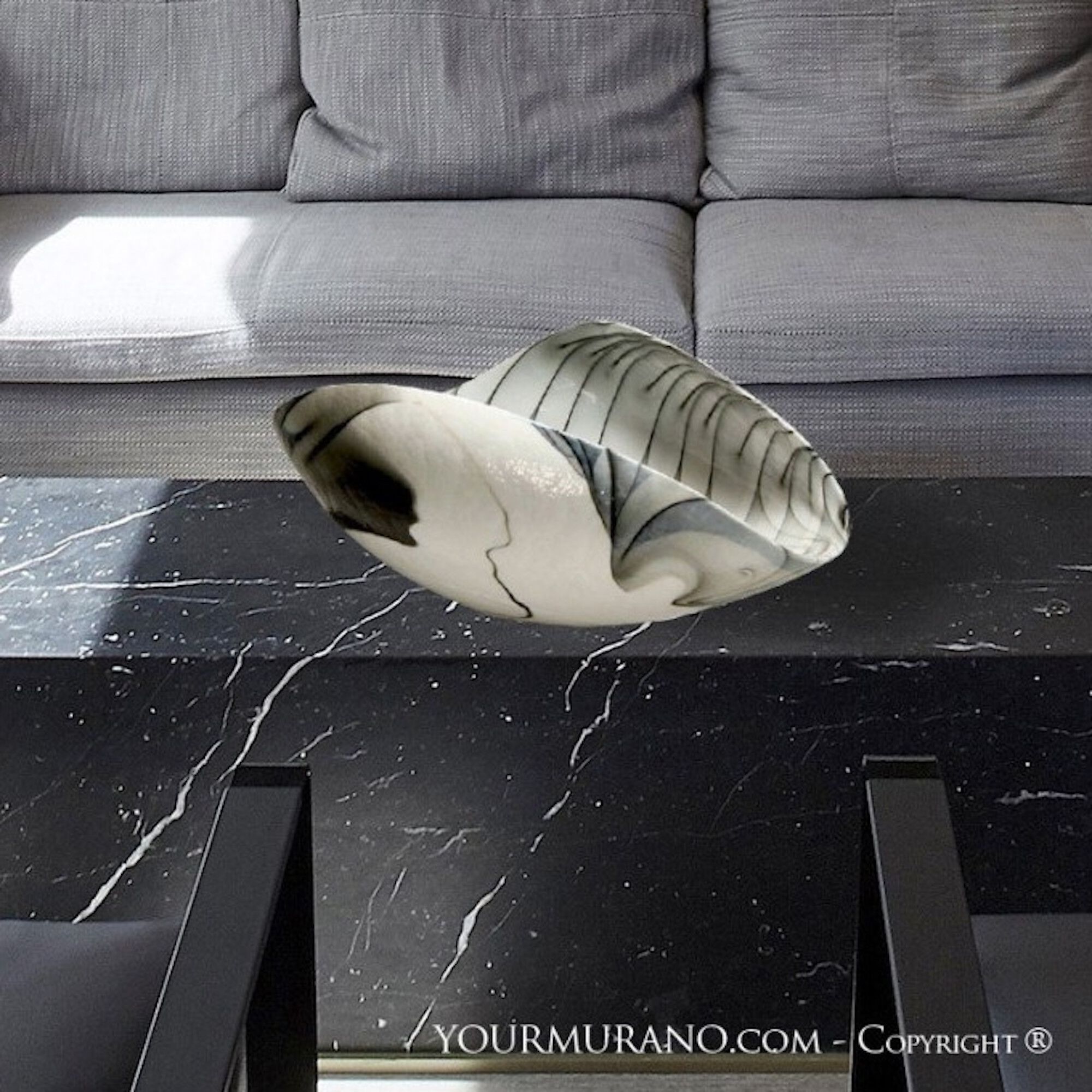 Центральные элементы из муранского стекла ручной работы YourMurano Shell ARCH-00111585 - Вид №1