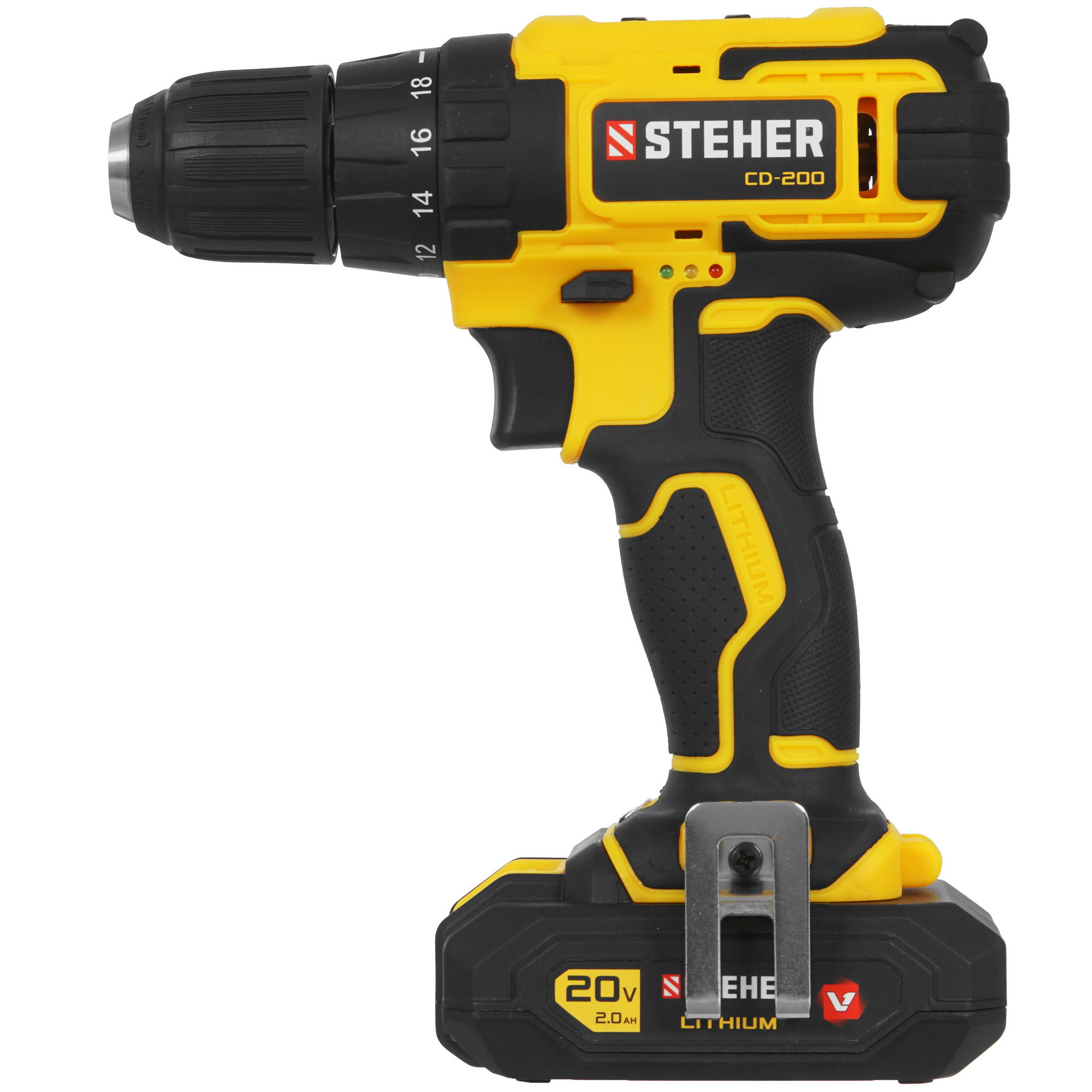 Дрель-шуруповерт STEHER CD-200-1 9927689 STDN-0035815