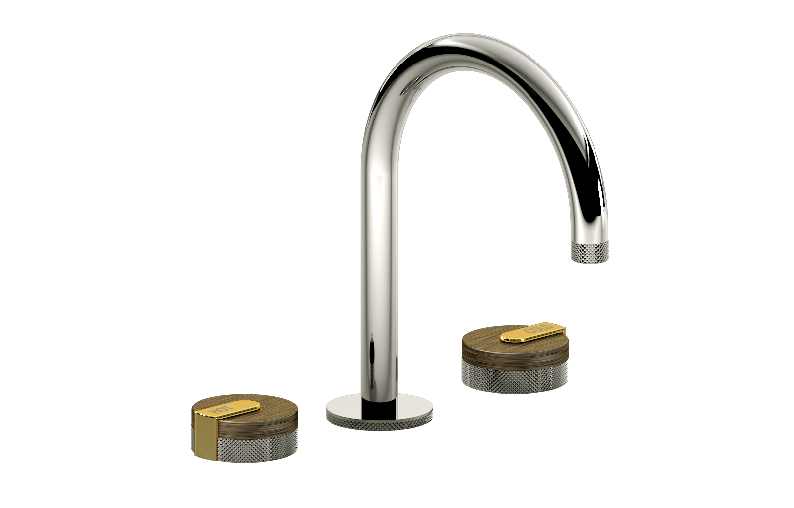 E-11512-R1VBB-L1AU-PC Смеситель для умывальника на 3 отвертия GRAFF MOD+