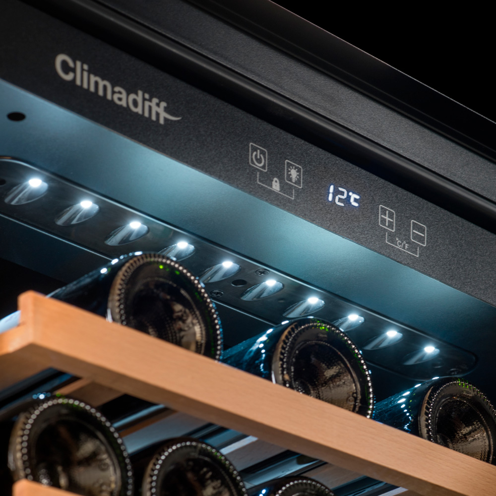 9988981 Винный шкаф Climadiff CBI28S1B черный STDN-0138227 - Вид №6