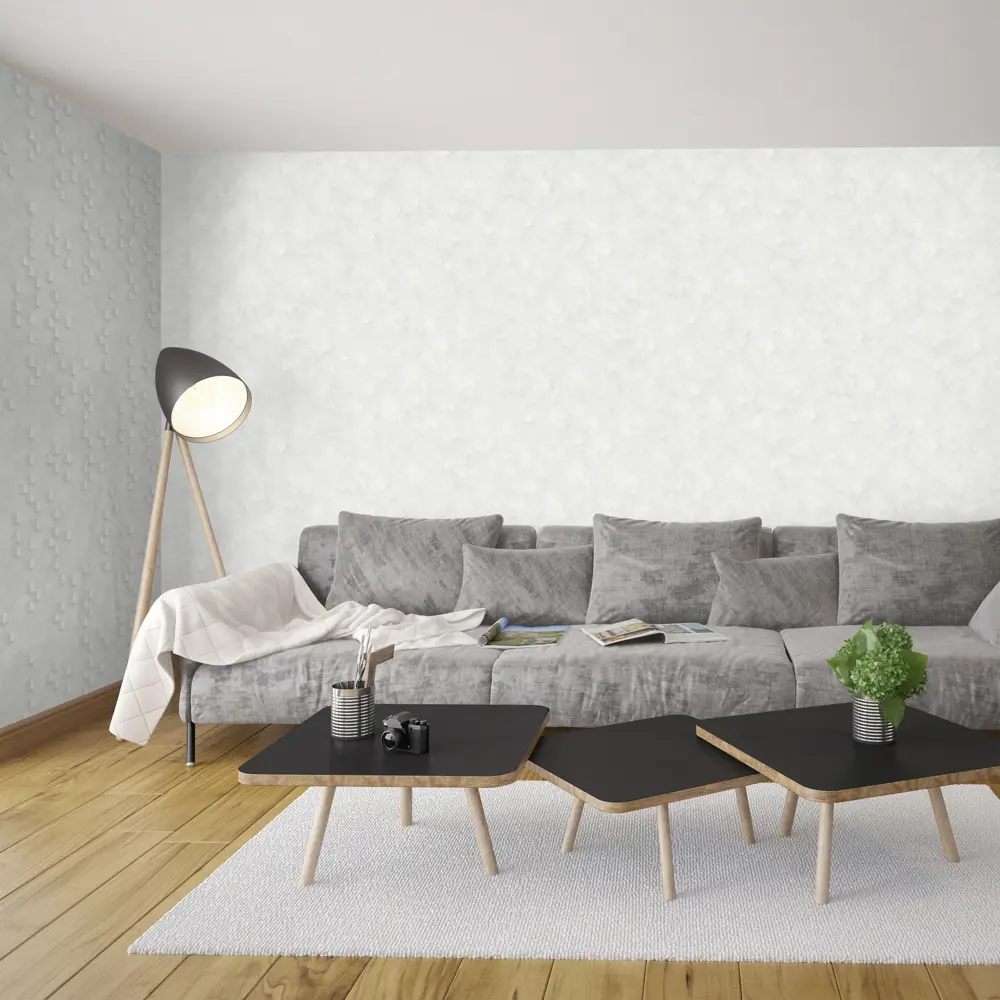 Обои флизелиновые Grandecolife Fort светло-серые 1.06 м GDR143013 STLM-2085221 - Вид №4