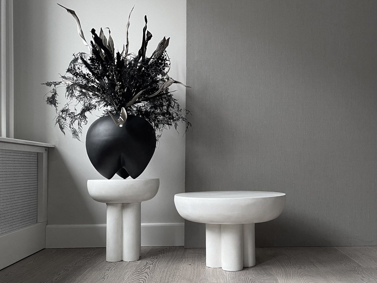 Круглый журнальный столик из волокнистого бетона 101 Copenhagen Crown ARCH-00009162 - Вид №2