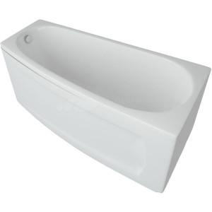 Акриловая асимметричная ванна PAN160-0000039 175х75см правая AQUATEK