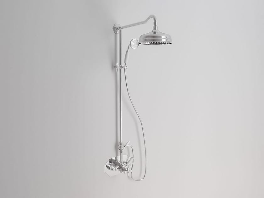 Металлическая термостатическая настенная душевая колонна с ручным душем Park Avenue Crowe ARCH-00059037