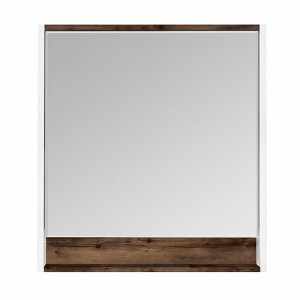 90729159 Шкаф зеркальный подвесной 1A230302KPDB0 60х85см цвет коричневый STLM-0357977 АКВАТОН
