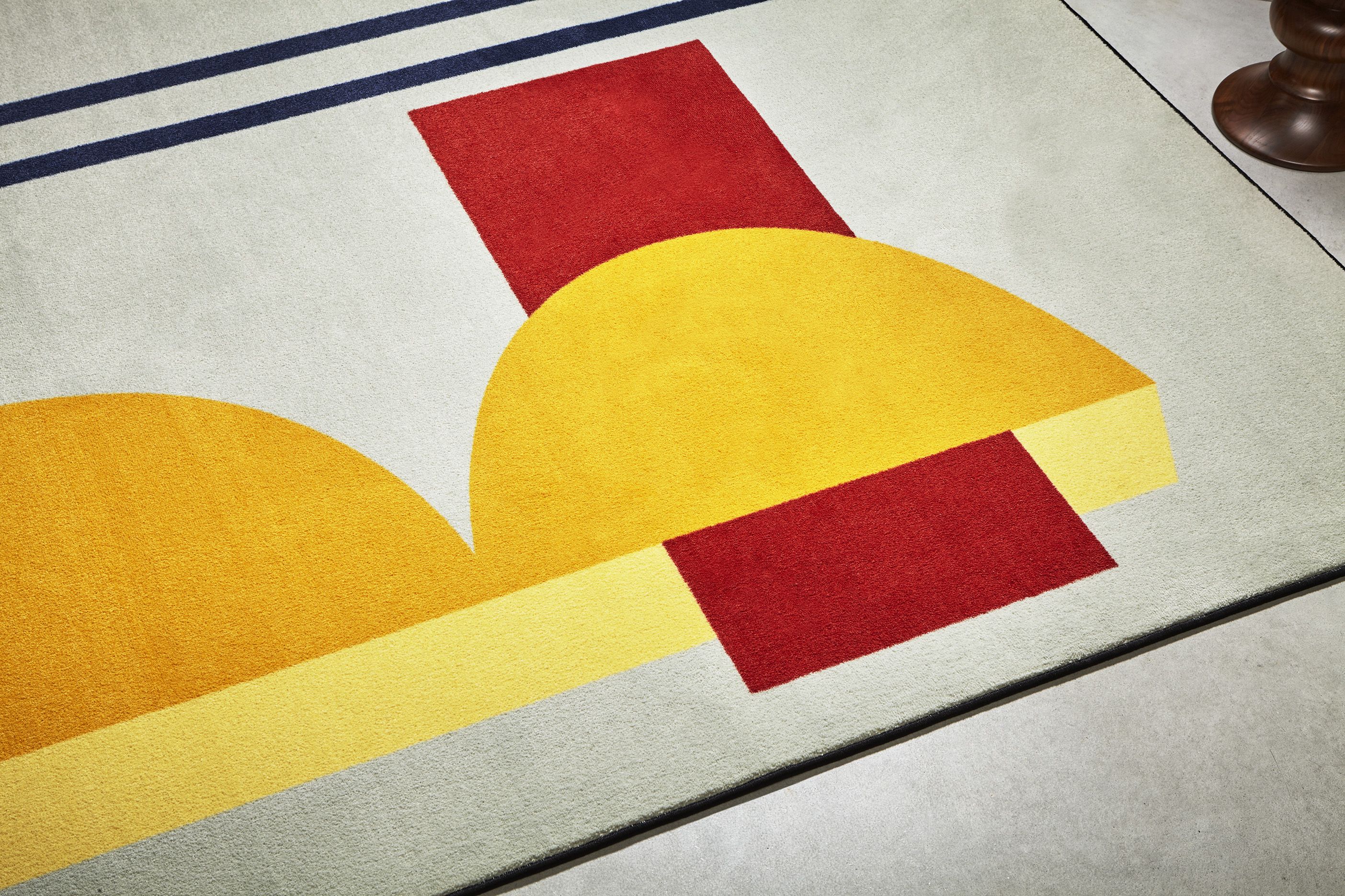 Узорчатый прямоугольный коврик для ванной комнаты Antoniolupi летающая геометрия ARCH-00092109 - Вид №1