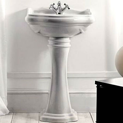 ML.BLL-25.055.Bi/ML.BLL-25.107.BI Подвесная раковина настенная круглая Migliore  белая  - Вид №3