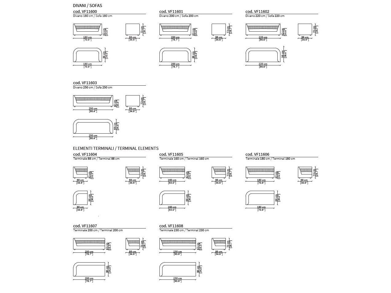 Модульный тканевый диван Vittoria Frigerio BORROMEO ARCH-00015353 - Вид №3