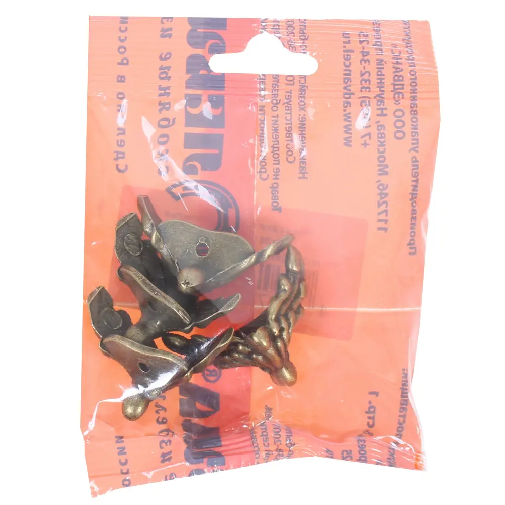 Ножка для шкатулок «Крылья» 20x36 мм цвет бронза, 4 шт ЛЕВША STLM-2010253 - Вид №2