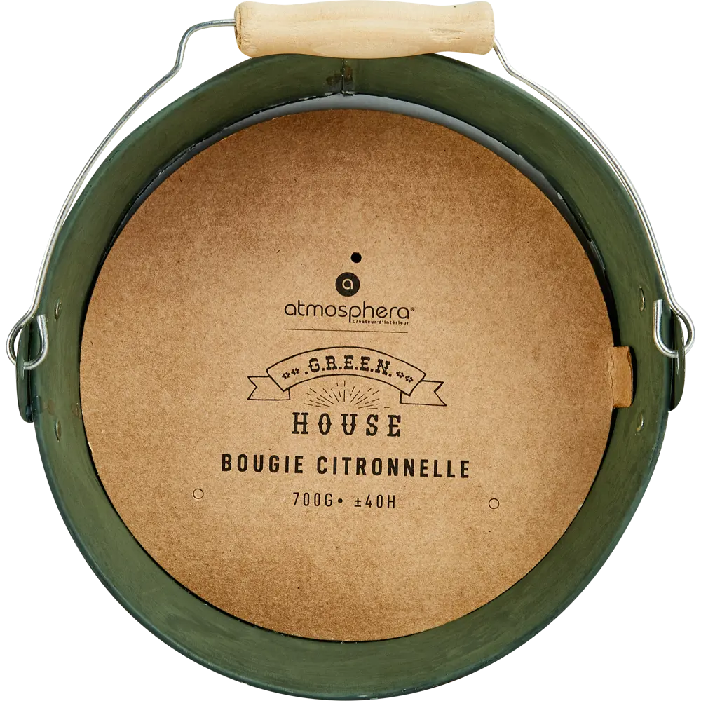 Свеча ароматизированная в цинковом подсвечнике Atmosphera Цитрон в ассортименте 11.5 см STLM-2042232 - Вид №3
