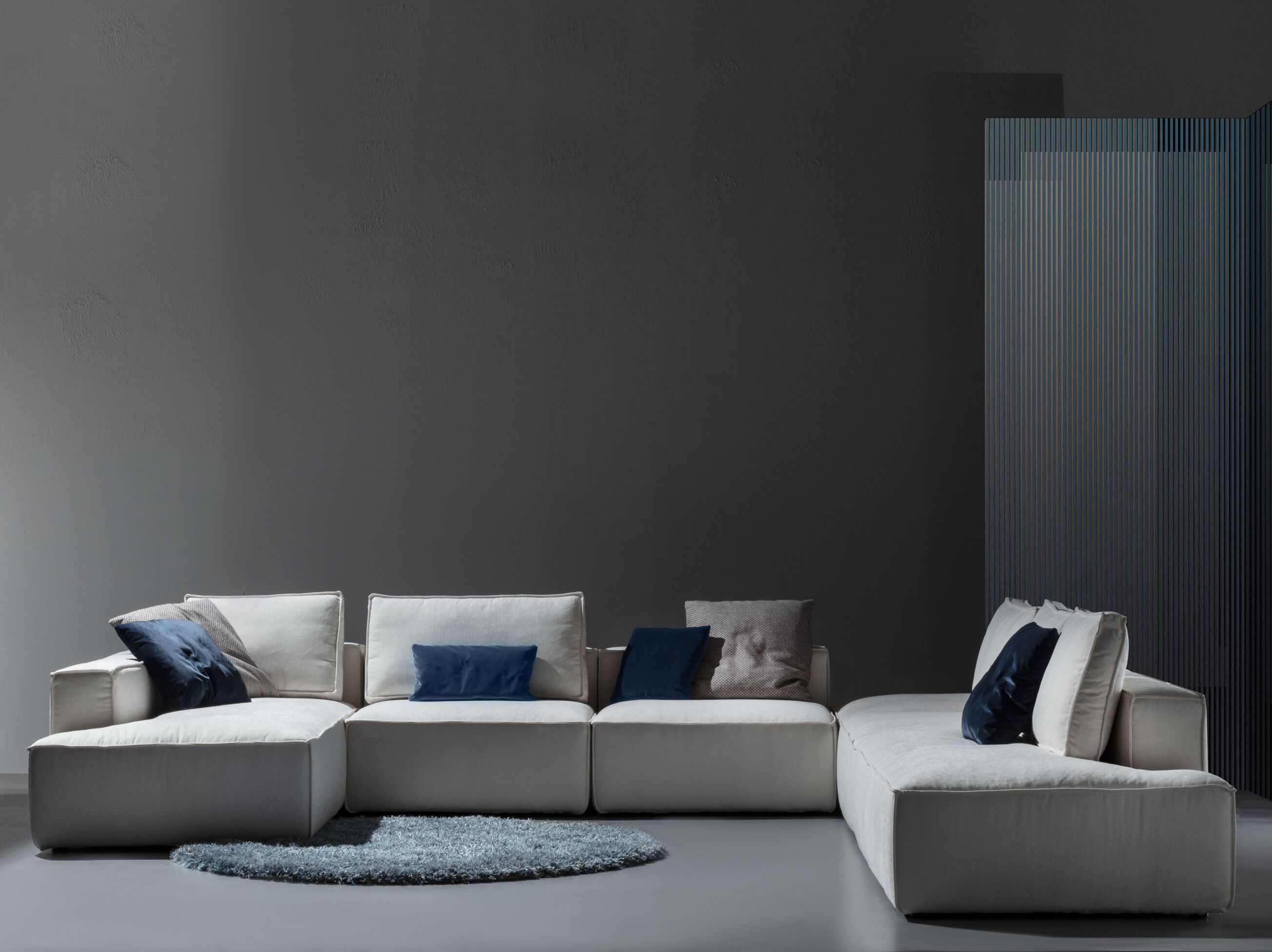 Съемный тканевый диван с полуостровом GRUPPO FOX день Фокса ARCH-00043032