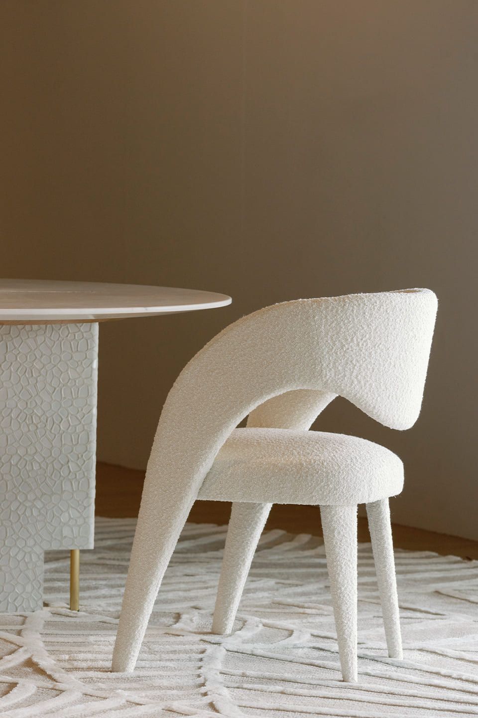 Бархатный стул с подлокотниками Greenapple Laurence ARCH-00052682 - Вид №8