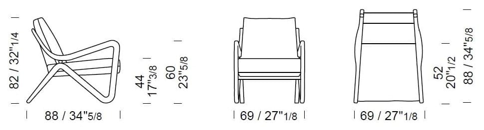 Кожаное кресло с подлокотниками Borzalino TAYLOR ARCH-00028159 - Вид №19