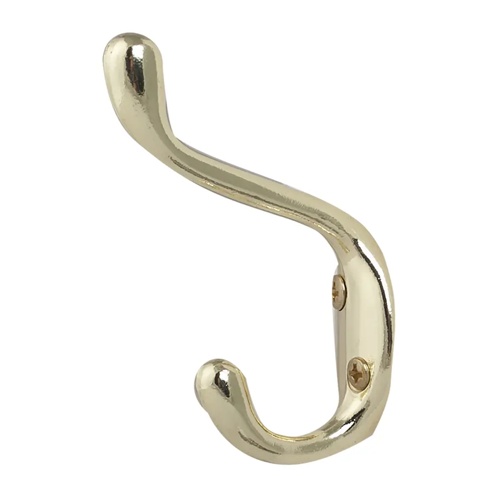 Крючок для пальто и шапки, 75 мм, металл, цвет латунь LAMPLANDIA STLM-2115067