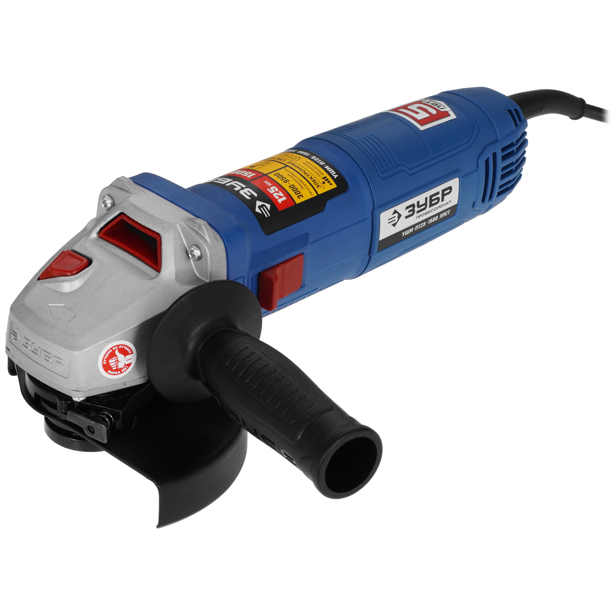 Углошлифовальная машина (УШМ) Зубр УШМ-П125-1500 ЭПСТ 9963643 STDN-0045750