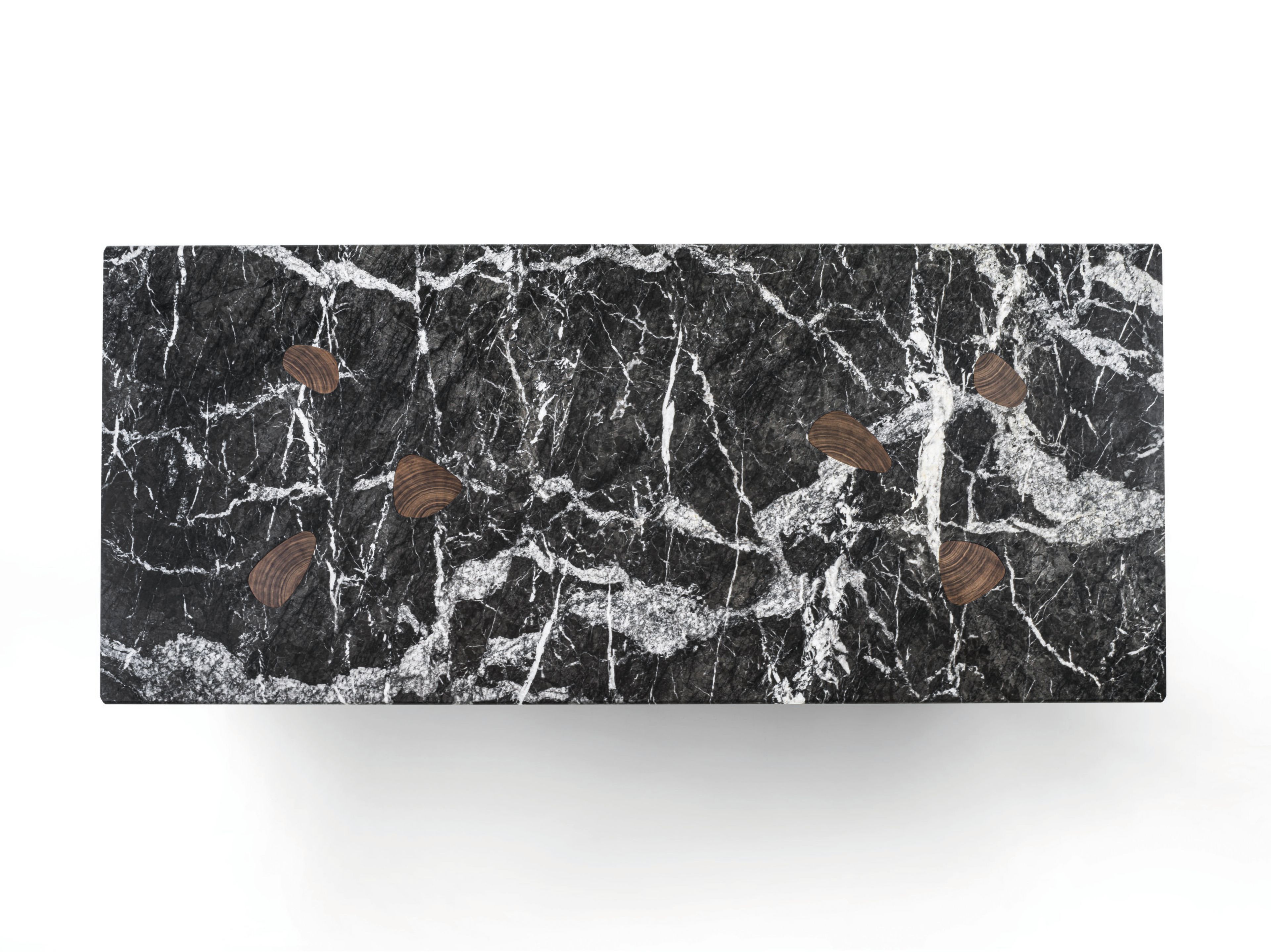 Прямоугольный обеденный стол из мрамора и грецкого ореха Porada двадцать четыре ARCH-00148826 - Вид №9