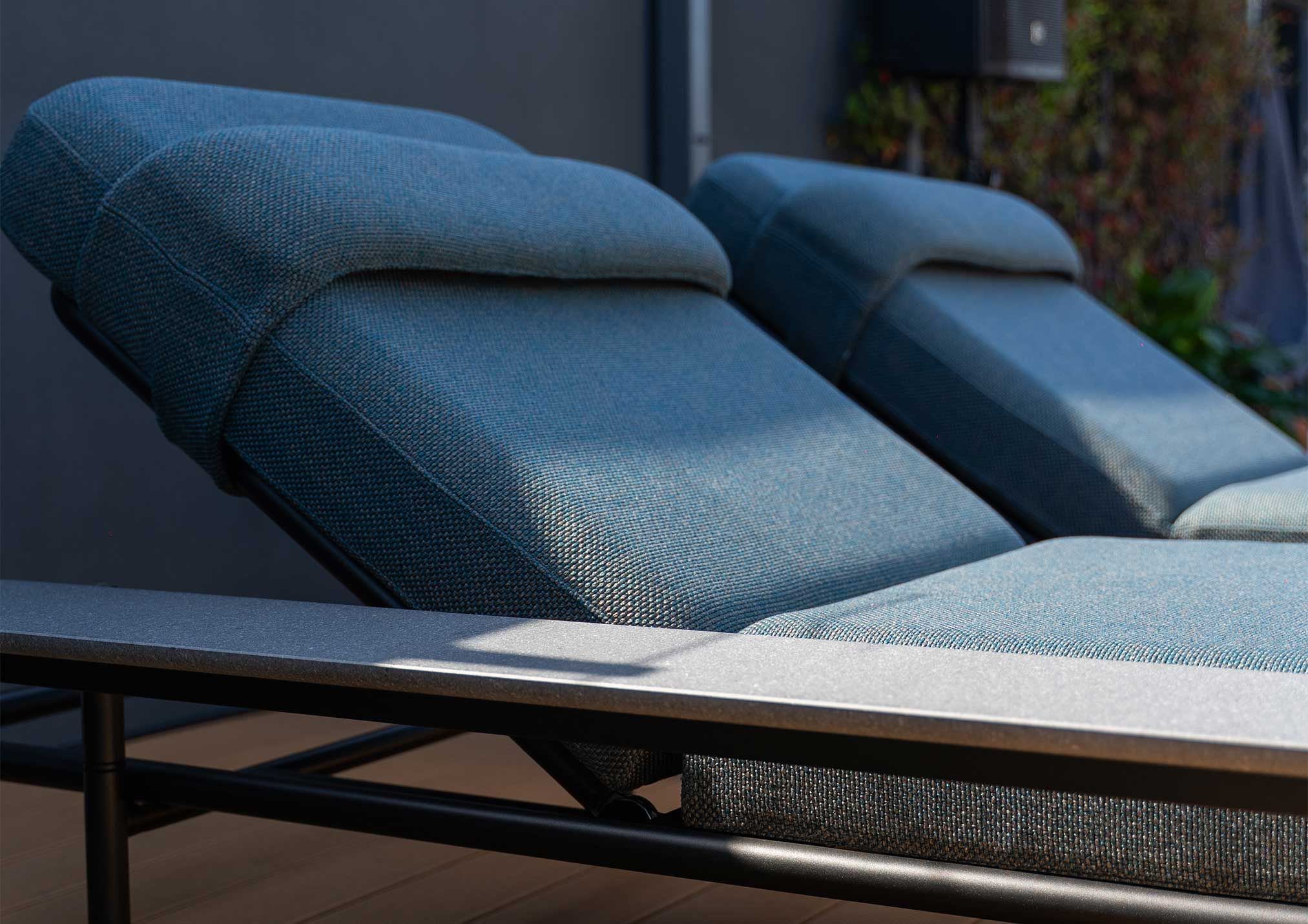 Садовая кровать с откидной спинкой из ткани BertO SNOOP ARCH-00054132 - Вид №3