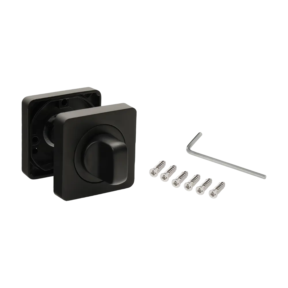 Завертка дверная Edson EDS-WC-QR1 алюминий цвет черный STLM-2205294 - Вид №1