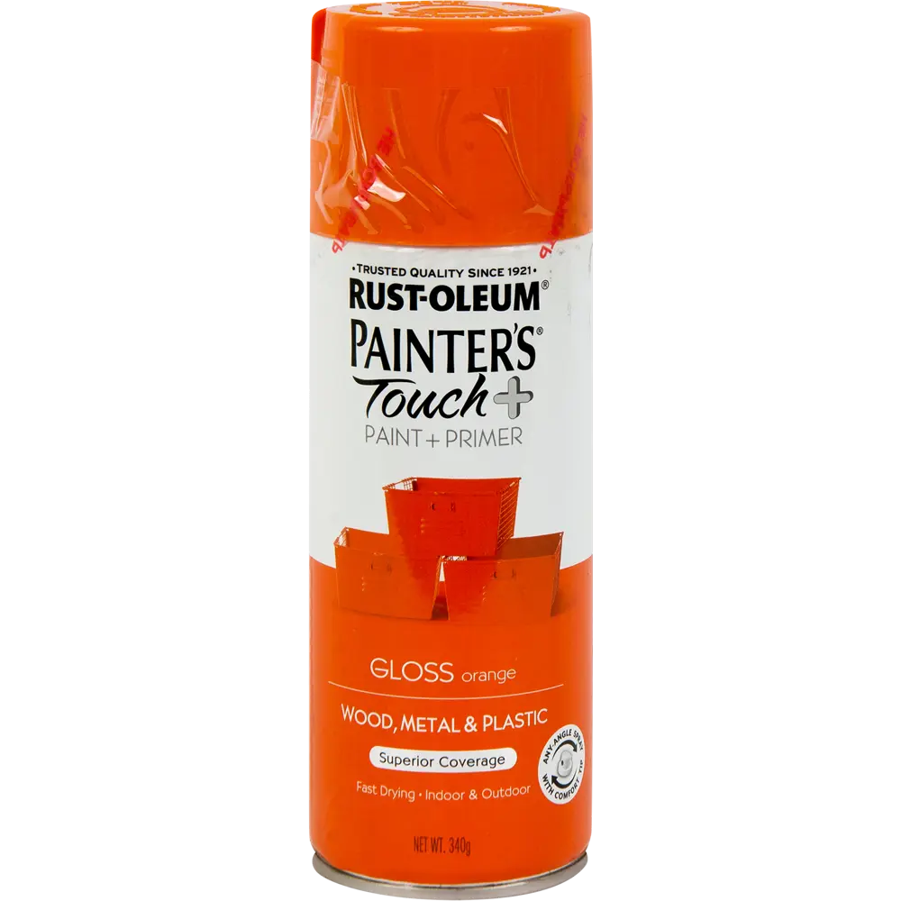 Краска аэрозольная Paint Touch глянцевая цвет оранжевый 340 г RUST-OLEUM STLM-2034798