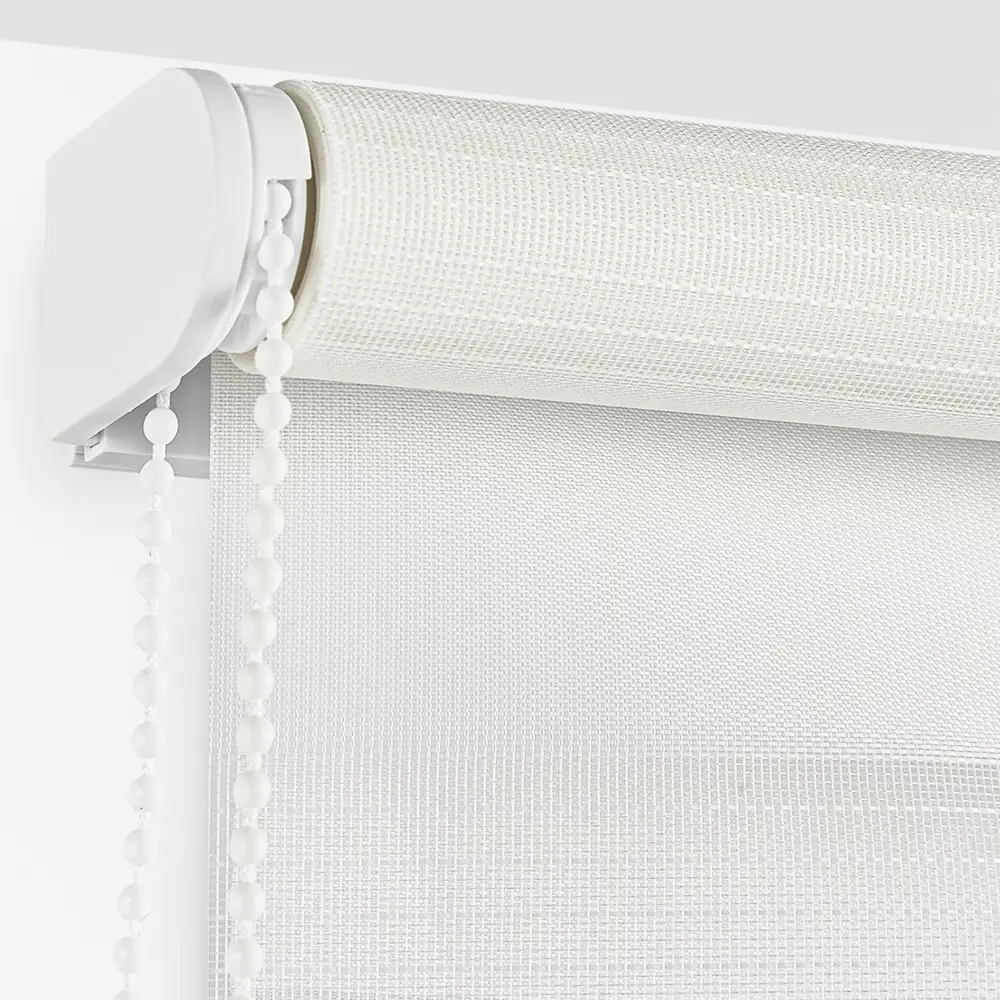 Штора рулонная день-ночь Мелоди 140x190 см белая MIAMOZA STLM-2185002 - Вид №3