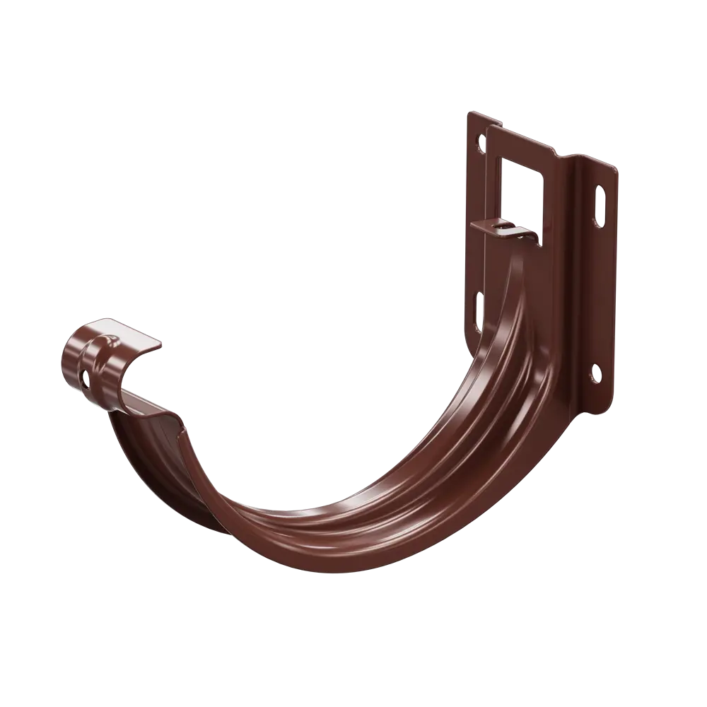 Держатель желоба карнизный ø125 цвет коричневый ВЕГА STLM-2069010