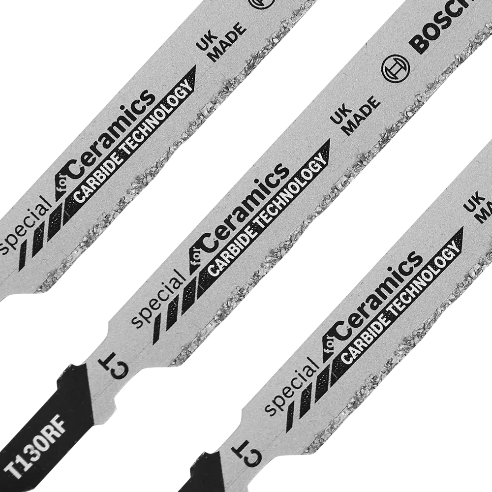 Набор пилок для лобзика по керамике Bosch T130RF, 3 шт BOSCH PROFESSIONAL STLM-2208881 - Вид №1