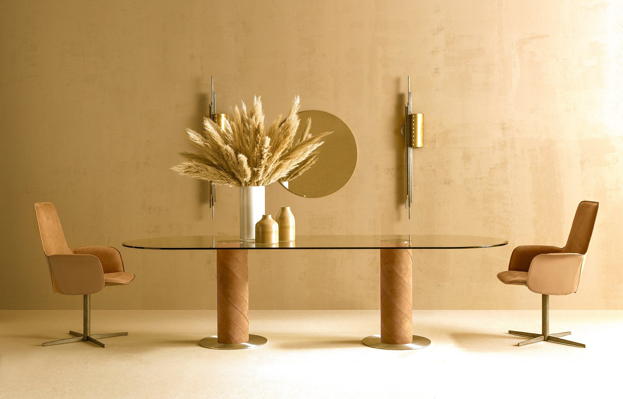 Кожаный стул с подлокотниками Fasem Electa ARCH-00115932 - Вид №7