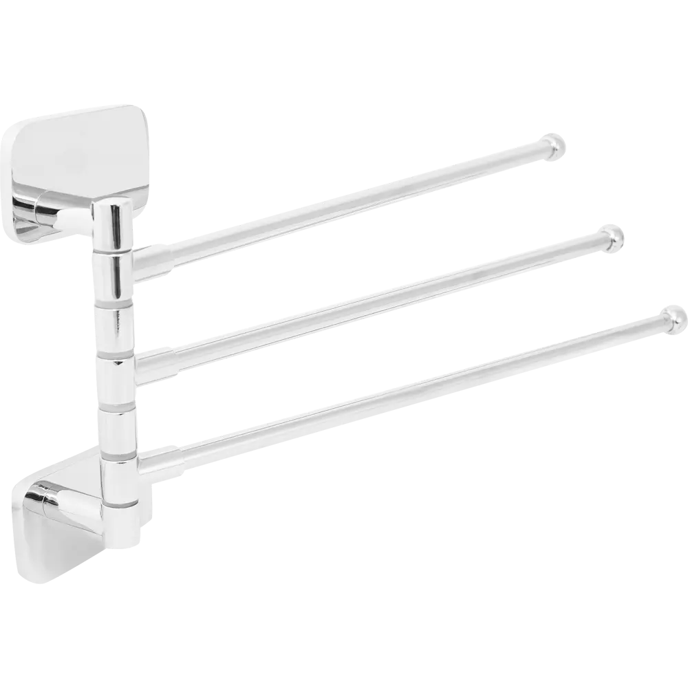 Полотенцедержатель «Kraft» тройной поворотный, 35 см, цвет хром BRISSEN STLM-2186375