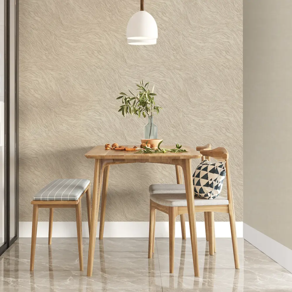 Обои флизелиновые Московская обойная фабрика Гелиос бежевые 1.06 м 4239-2 STLM-2164703 - Вид №3