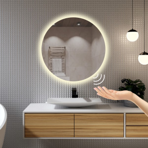 90795780 Зеркало для ванной Na-8Vzd с подсветкой 80х80см STLM-0386039 ALFA MIRRORS