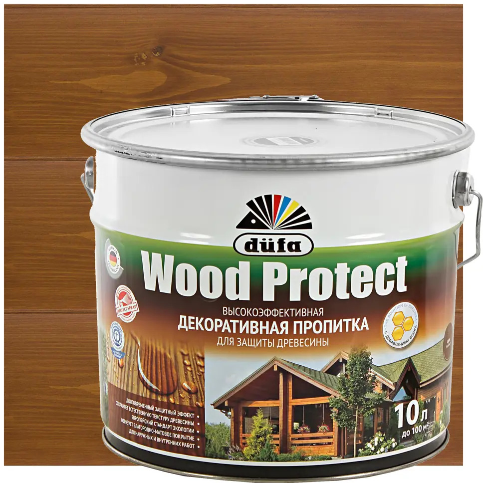 14724430 Антисептик Wood Protect цвет орех 10 л STLM-0005070
