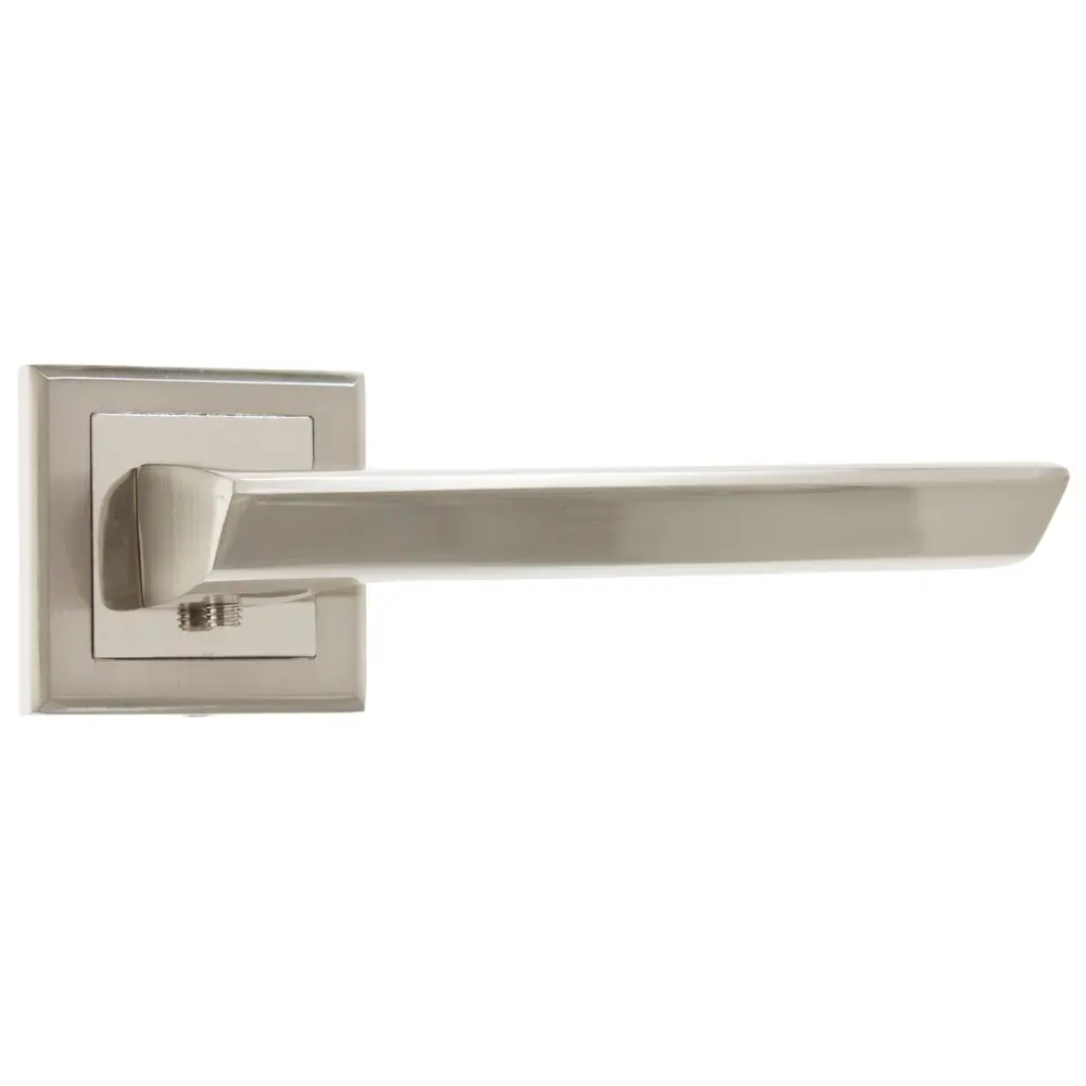 Ручки дверные на розетке EDS-64-30, цвет никель EDSON STLM-2177496