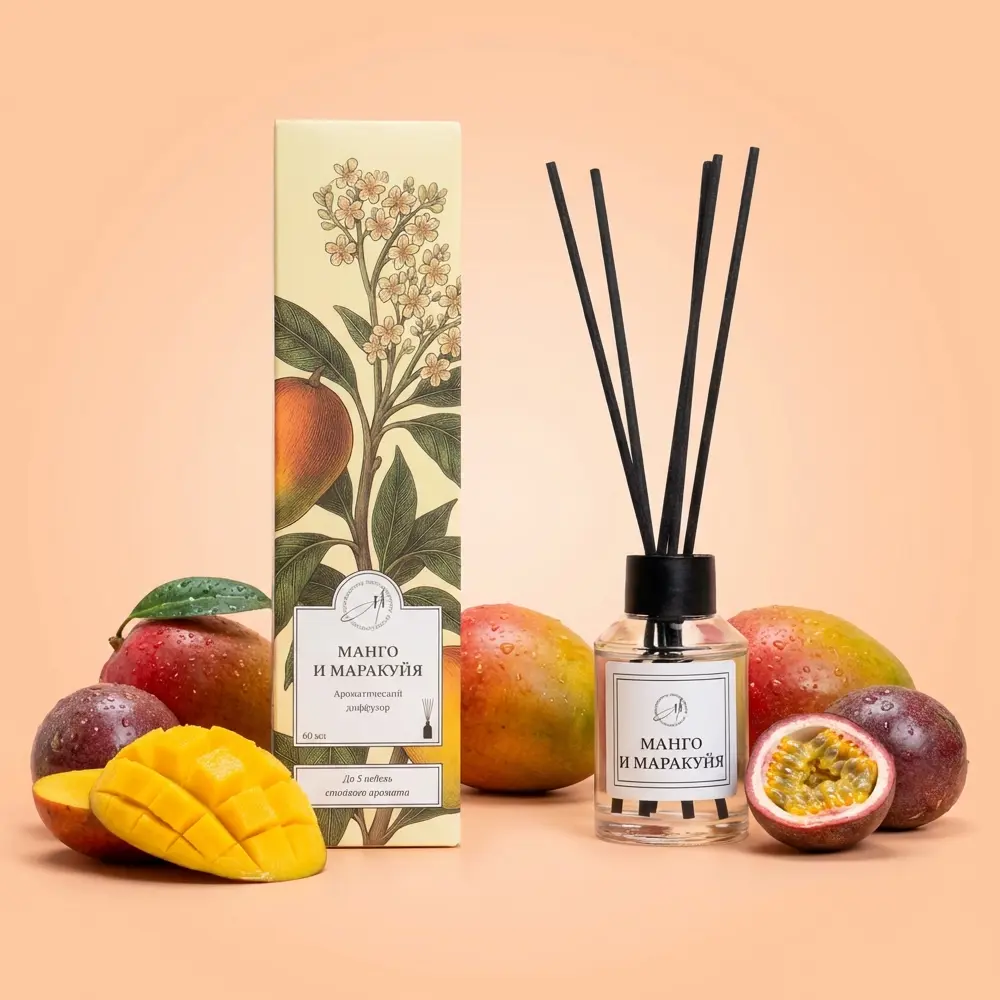 Ароматический диффузор Aroma Harmony Манго и маракуйя 60 мл STLM-2052351