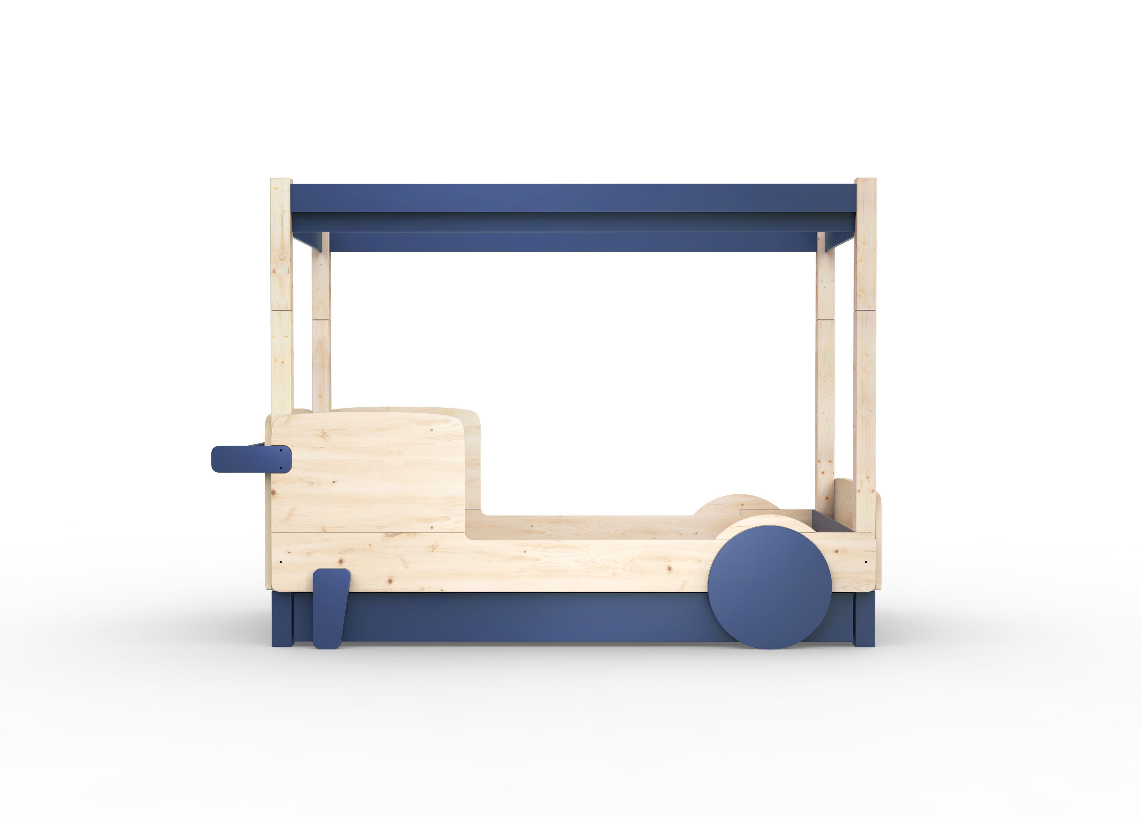 Деревянная выдвижная односпальная кровать с балдахином Mathy by Bols ARCH-00151317 - Вид №28