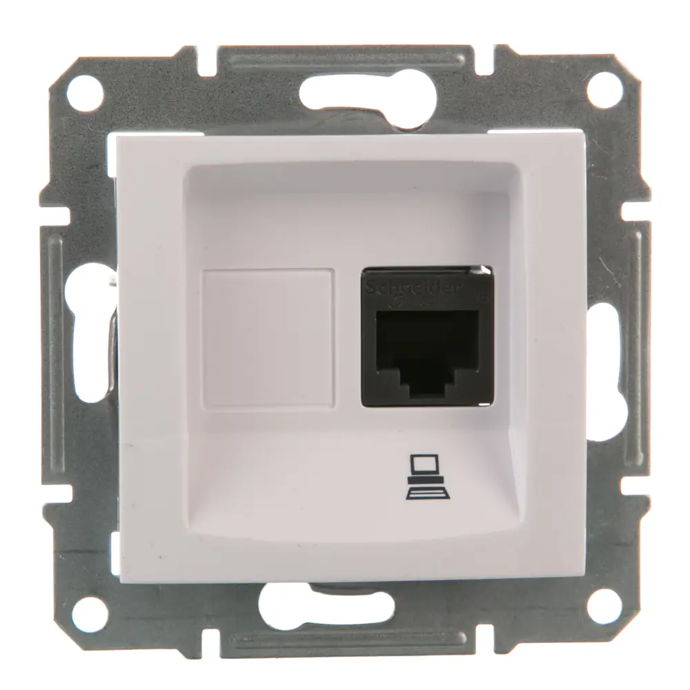 Розетка компьютерная Schneider Electric Sedna, цвет белый STLM-2175730
