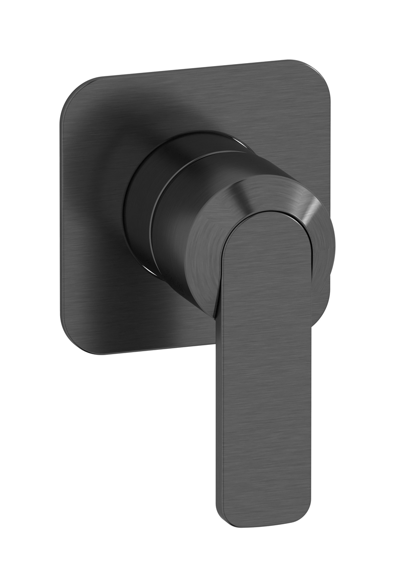 Внешние части встроенного смесителя на 1 потребителя WE ARE IB c6300cs Brushed Black Chrome C-67