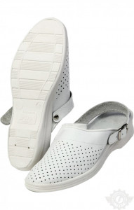 61810 Туфли Сабо женские белые  Медицинская обувь размер 35