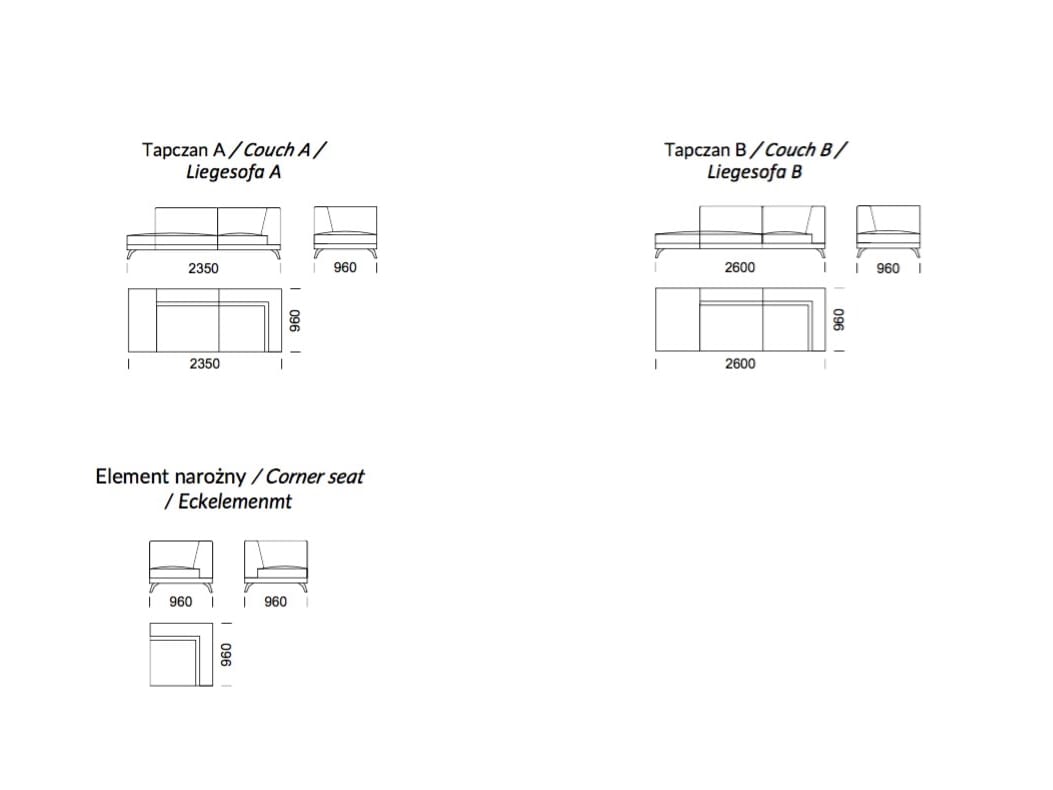 Ткань диван Nobonobo Feza ARCH-00003551 - Вид №3