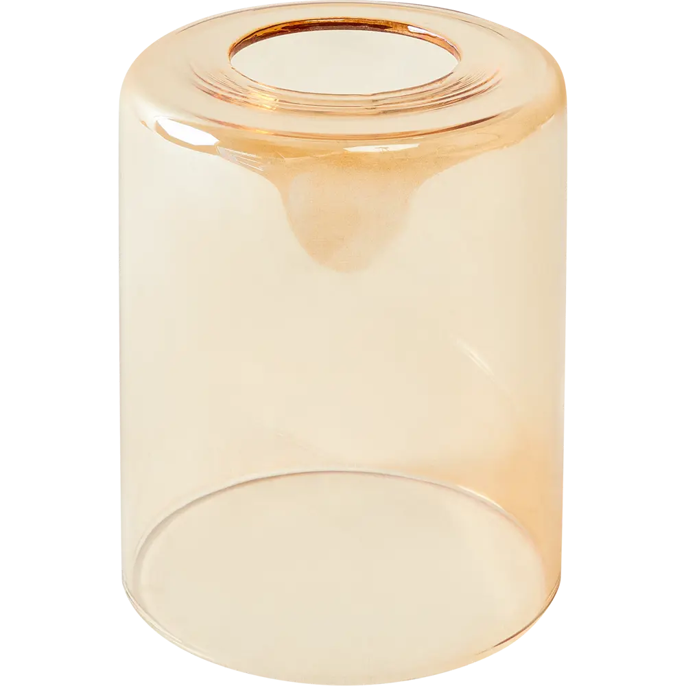 Плафон для люстры Завод Элетех «Цилиндр» E27 стеклянный цвет янтарь STLM-2038324