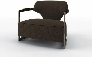 BRUNO ZAMPA Кресло из ткани с подлокотниками  235a